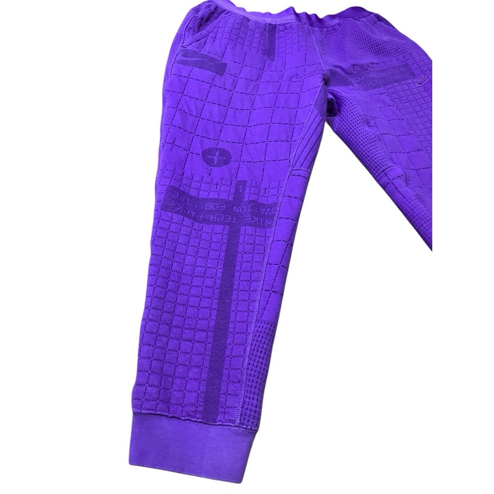 Nike Tech Pack Therma-FIT ADV Purple Grid Knit Joggers Men's Large streetwear - Picture 5 of 13